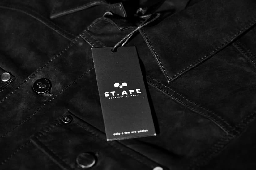 Close-up of 99thStreet jacket details and premium stitching
